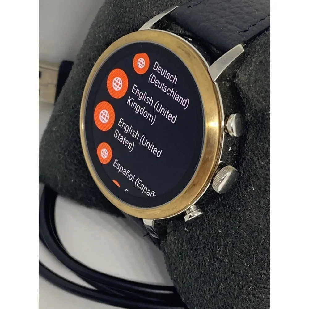 Fossil Gen 4 Authentic Digital Dial Smart Watch Custom Band FTW6016 AB625